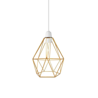 Gold Diamond lampshades for Pendant Lights 