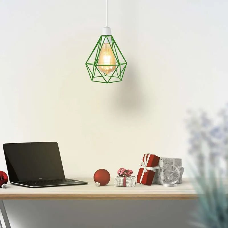 Green | Diamond lampshades for Pendant Lights 