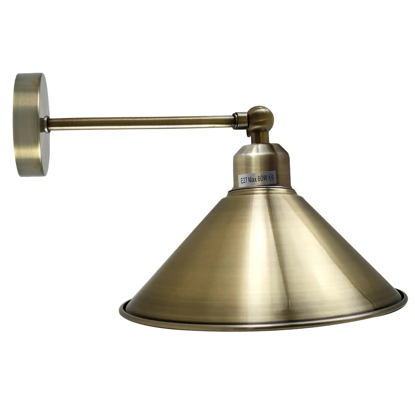 Industrial Wall Sconce Metal Shade Wall Light fittings~3783