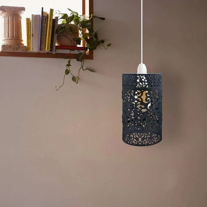 Lampshade Drum Pendant Light