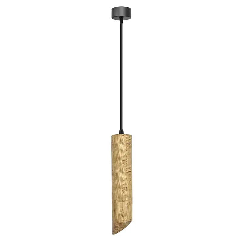 Modern Long Tube Hanging Lamp Bamboo GU10 Pendant Ligh