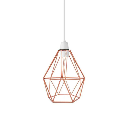 RoseGold | Diamond lampshades for Pendant Lights 