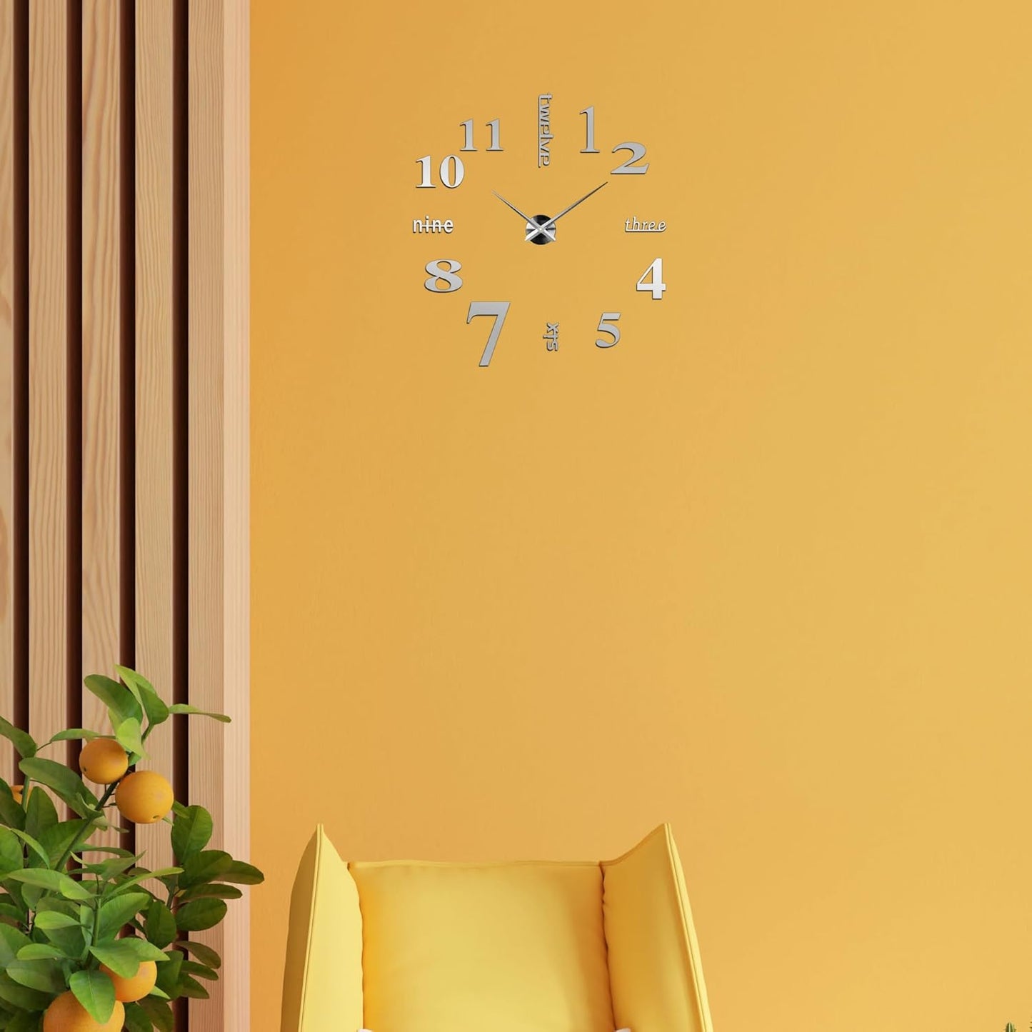 adjustable size clock