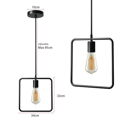 black hanging lights