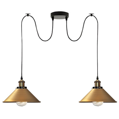 brass hanging light