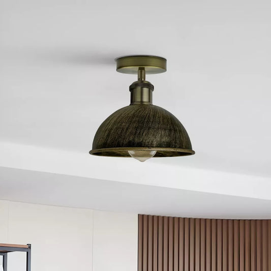 brushed brass flush ceiling lights