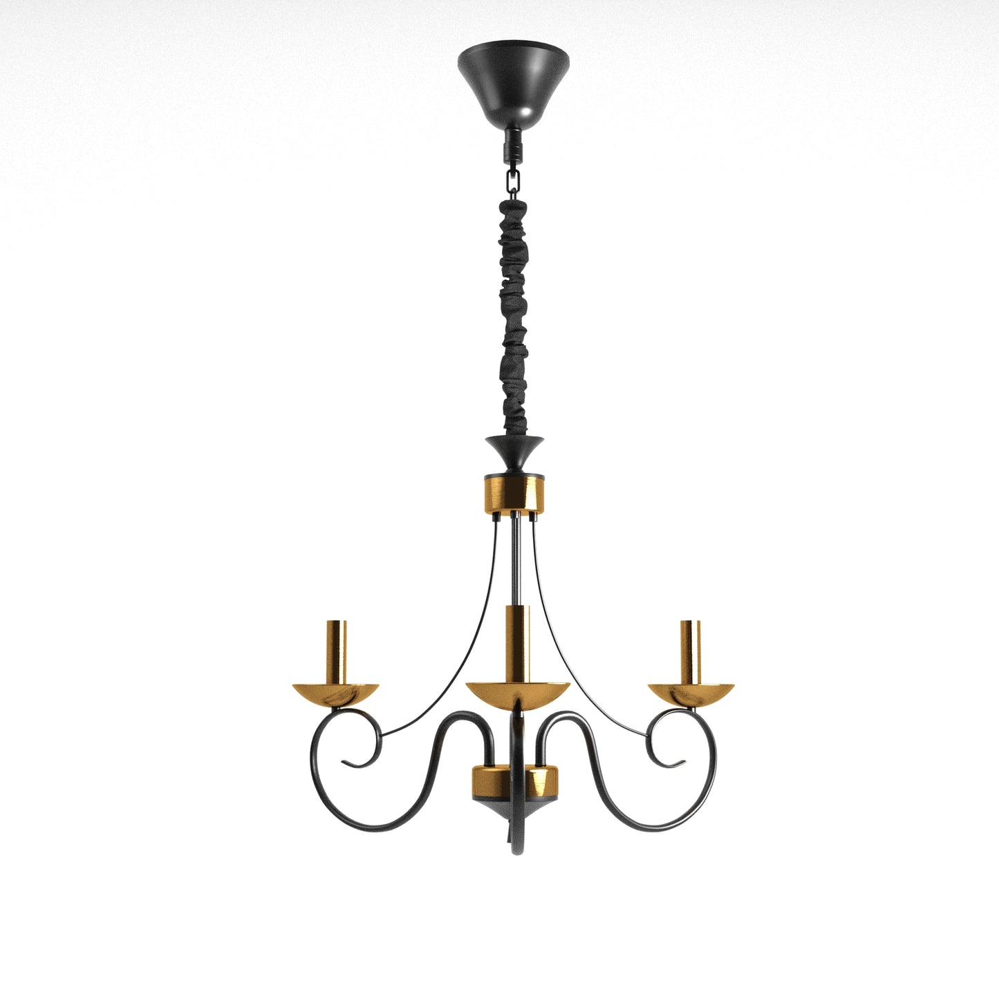 3 arm ceiling chandelier lamp