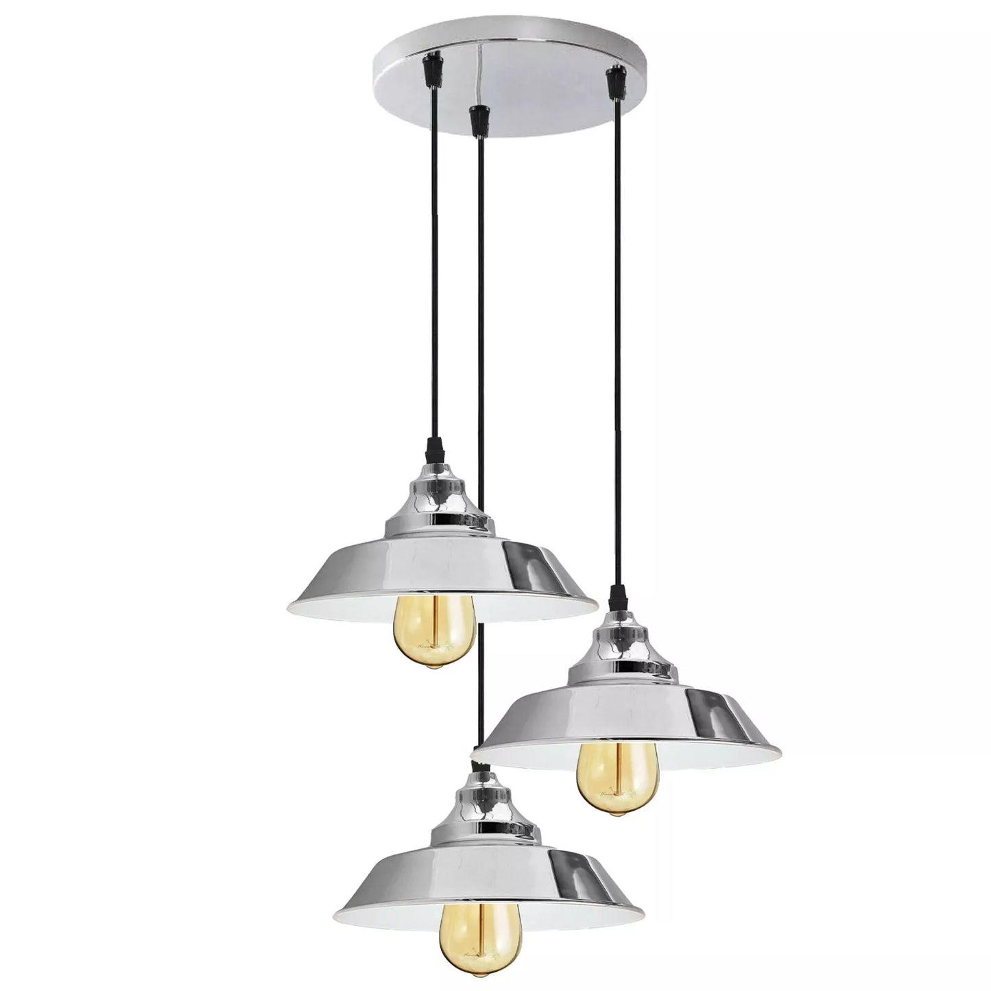 3 Way Ceiling Pendant Light E27 ~3863