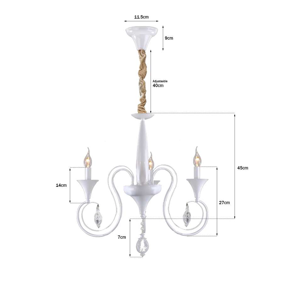 chandelier lighting size image