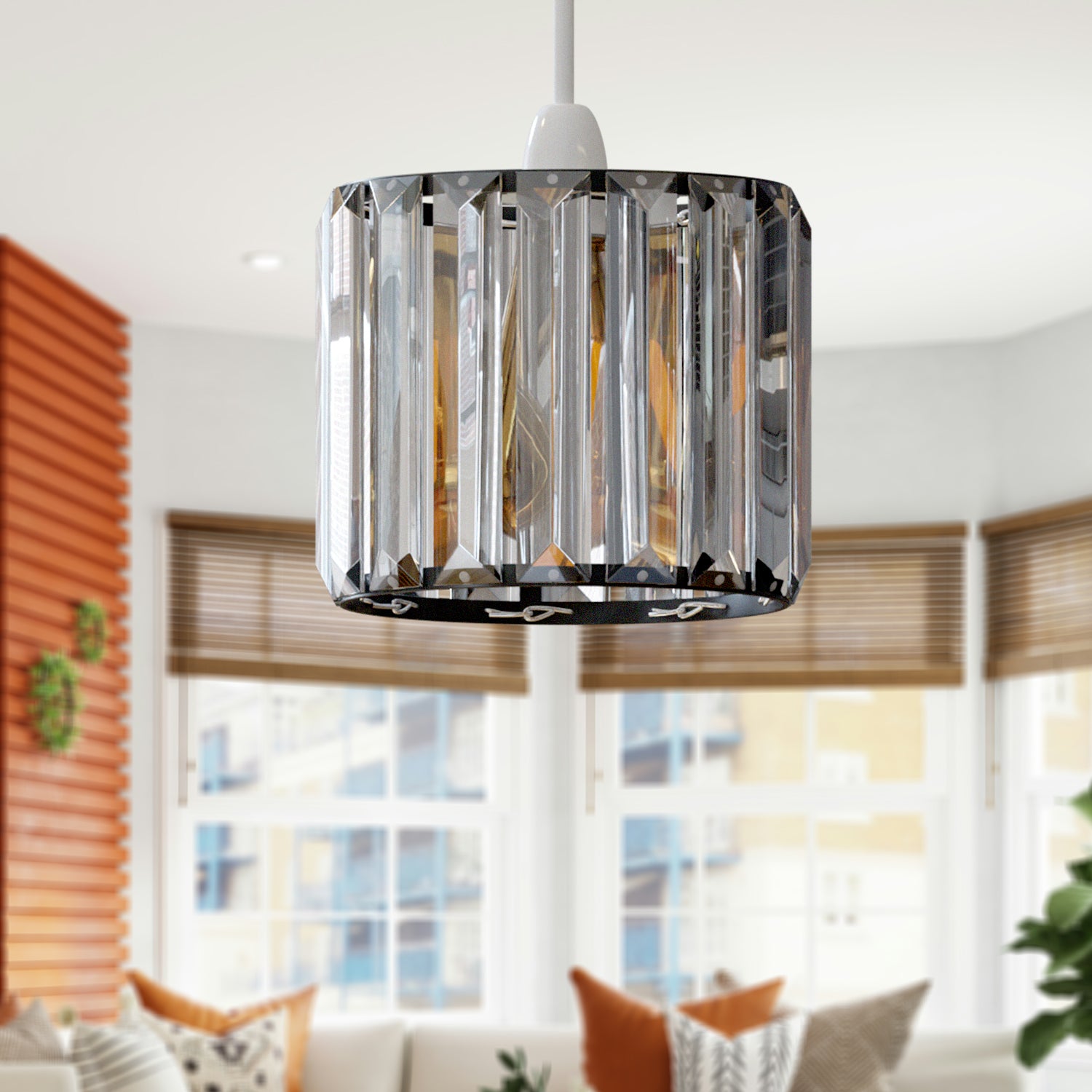 crystal ceiling light shade