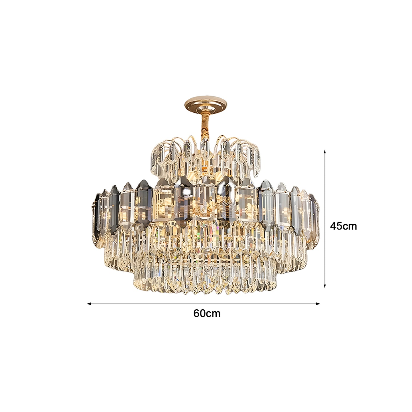 crystal hanging ceiling chandelier