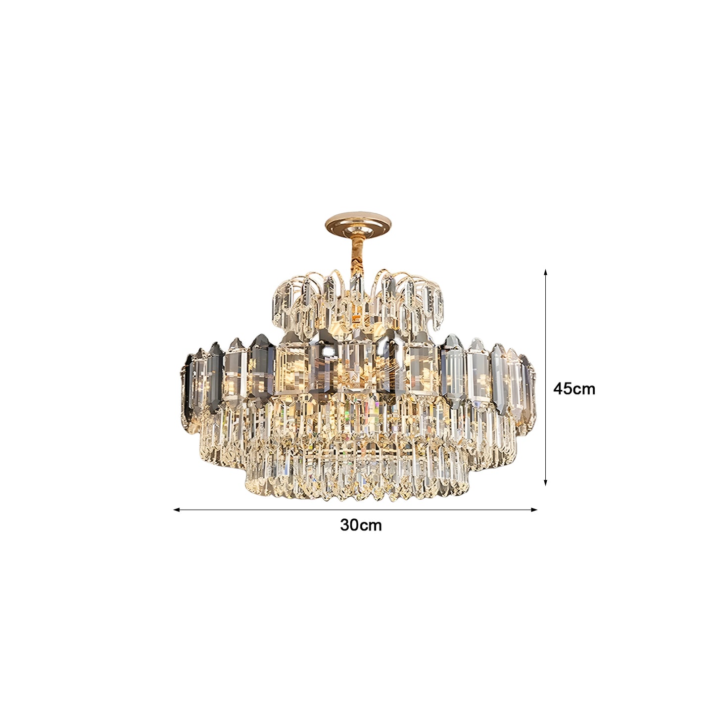 crystal hanging chandelier lighting