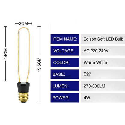 4W / 8W LED Light Soft Filament E27 Decorative Industrial Light~2128