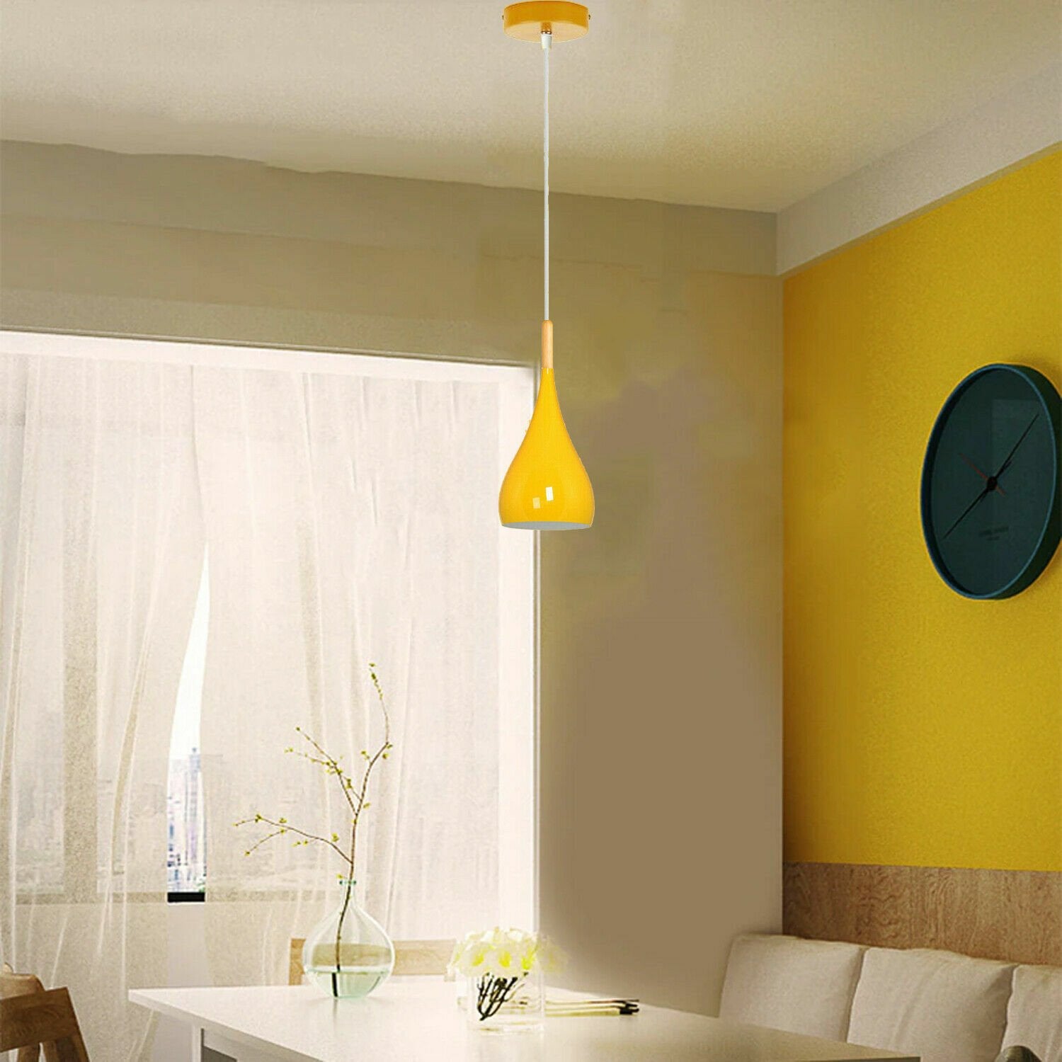 Yellow Pendant Light