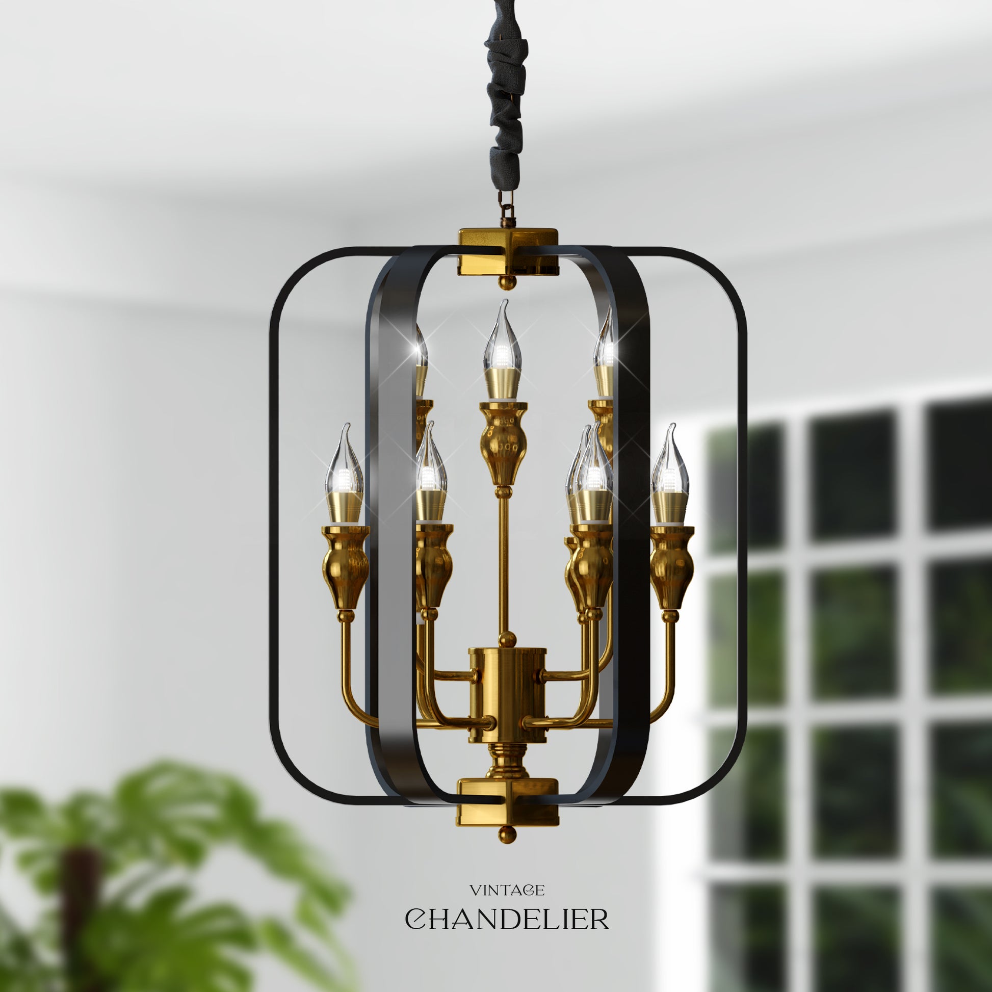 9-candle chandelier