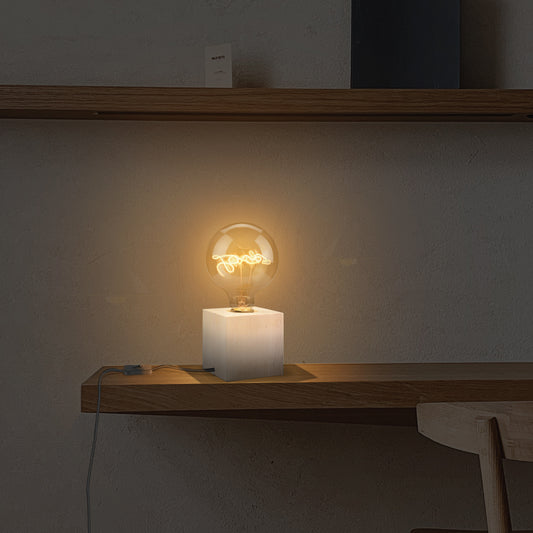 modern wooden base lamp