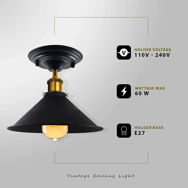 cone shade Ceiling Light