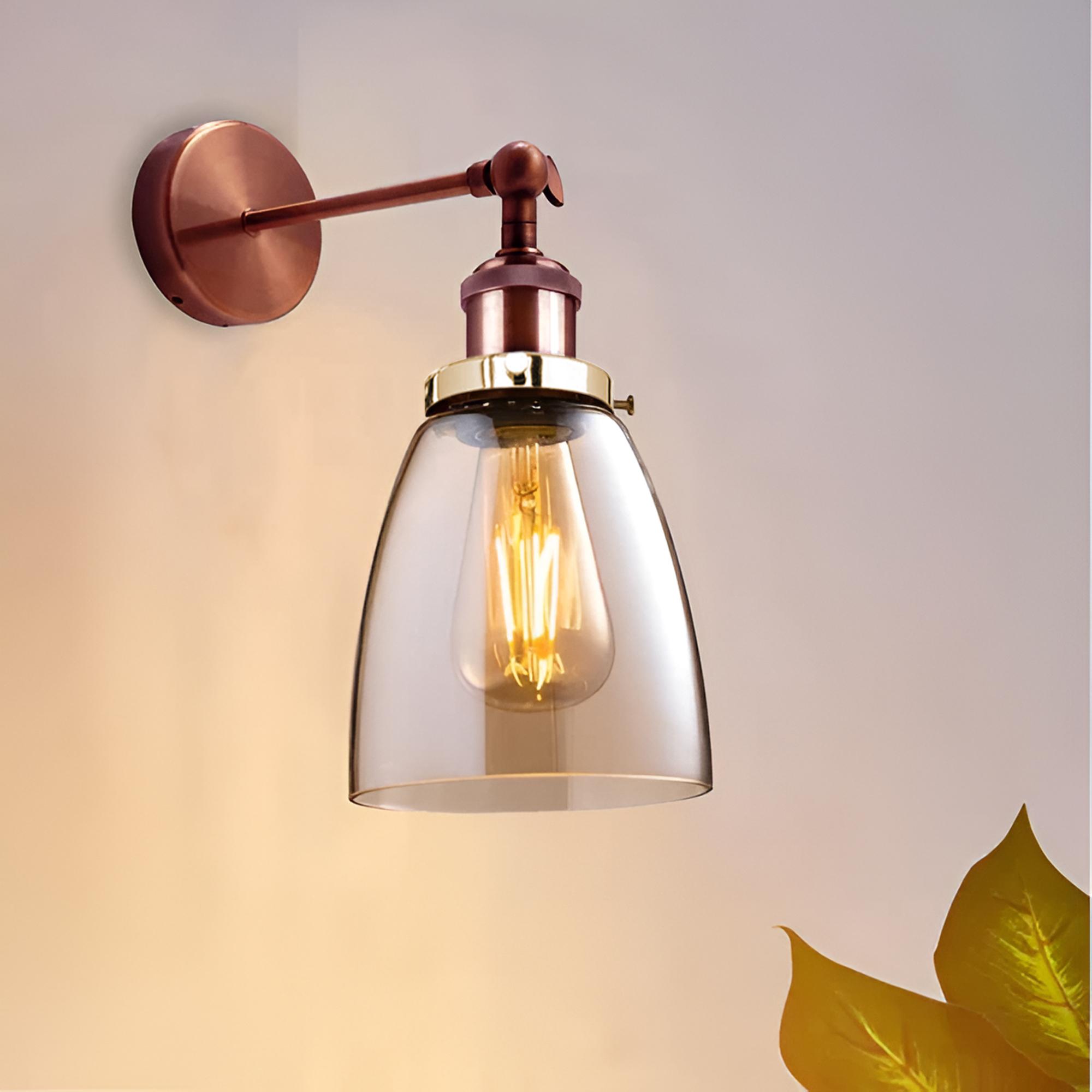 Amber Glass Lamp Shade Ceiling Lampshades Vintagelite
