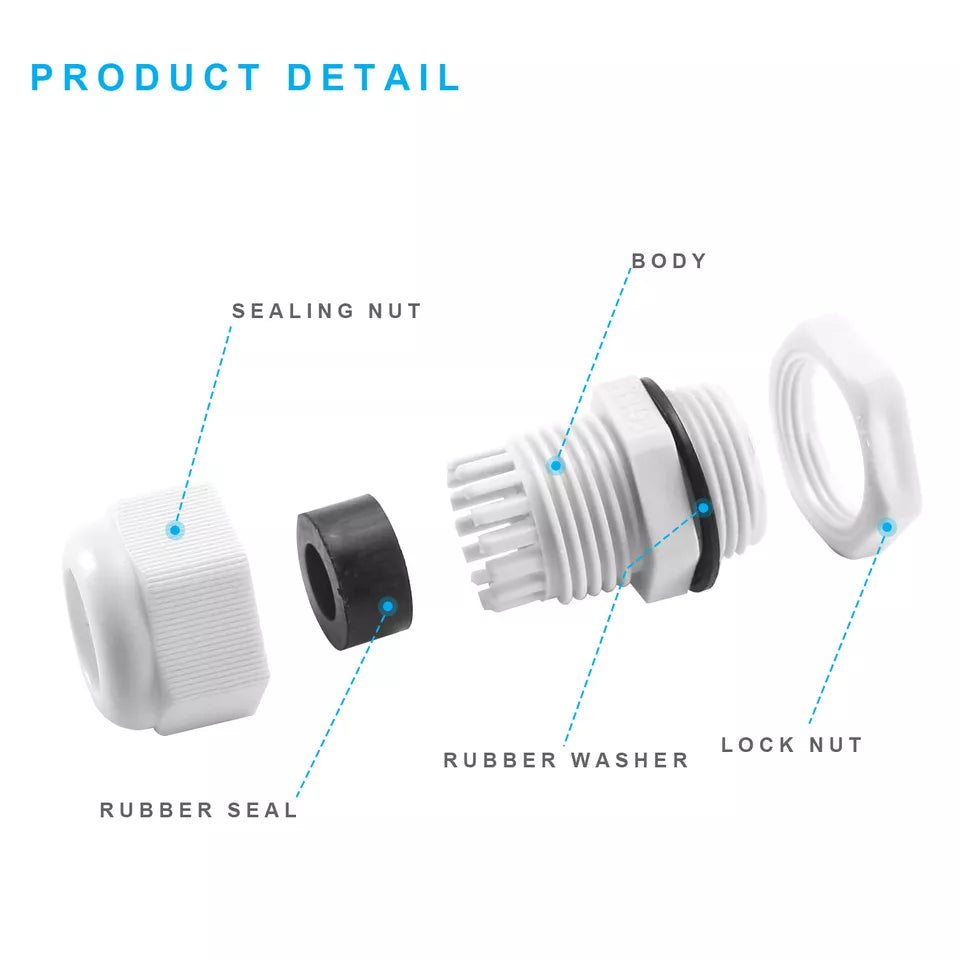 IP68 Junction Box Electrical Wire Waterproof Cable Connector~3801