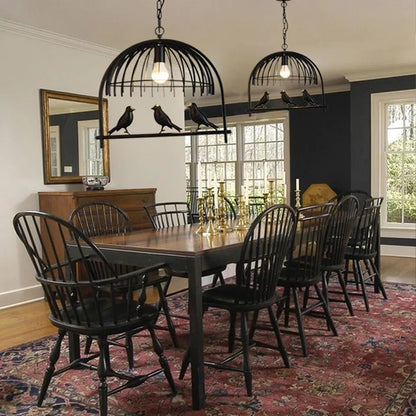 Unique Birdcage Pendant Fixture | Modern Style with Hanging Chain~2101