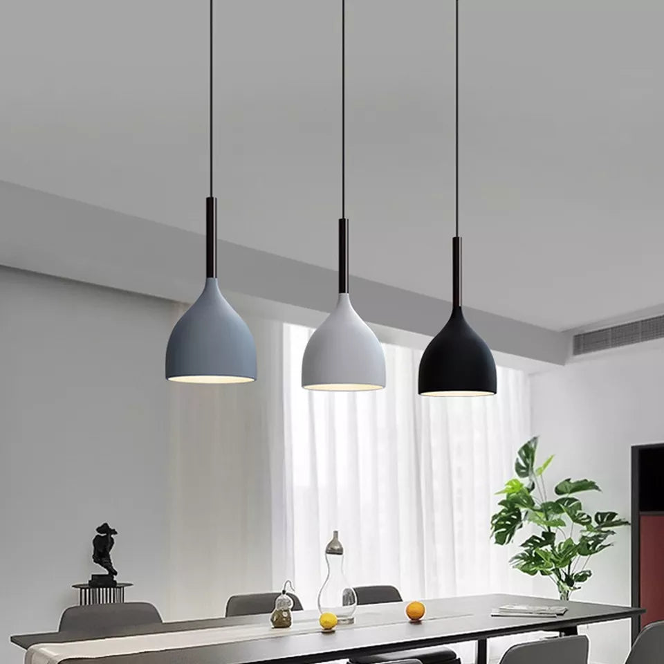 Modern 3 Way Matte Royal Design Pendant Light Finishing Shades~ 3082