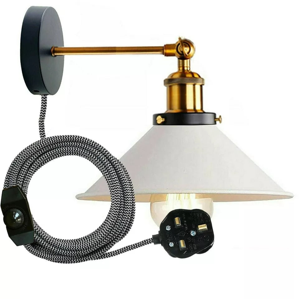 Antique Wall Lights Plug-in Wall Lamp~3509