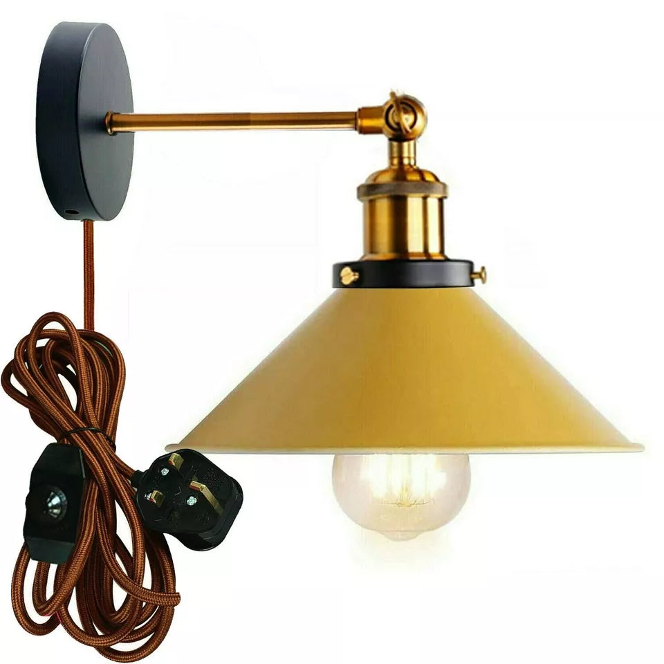 Antique Wall Lights Plug-in Wall Lamp~3509