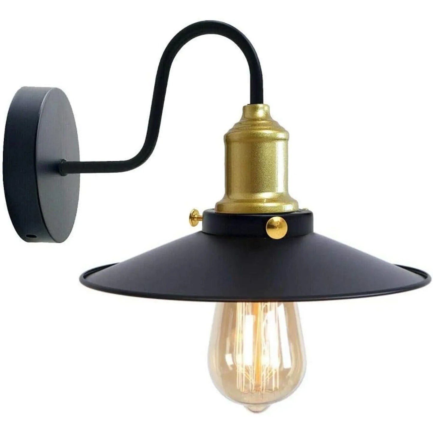 Vintage Retro Industrial Wall Light Shade Metal Lampshade Sconce Wall Lights~3767