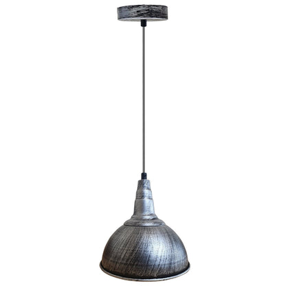 silver pendant light