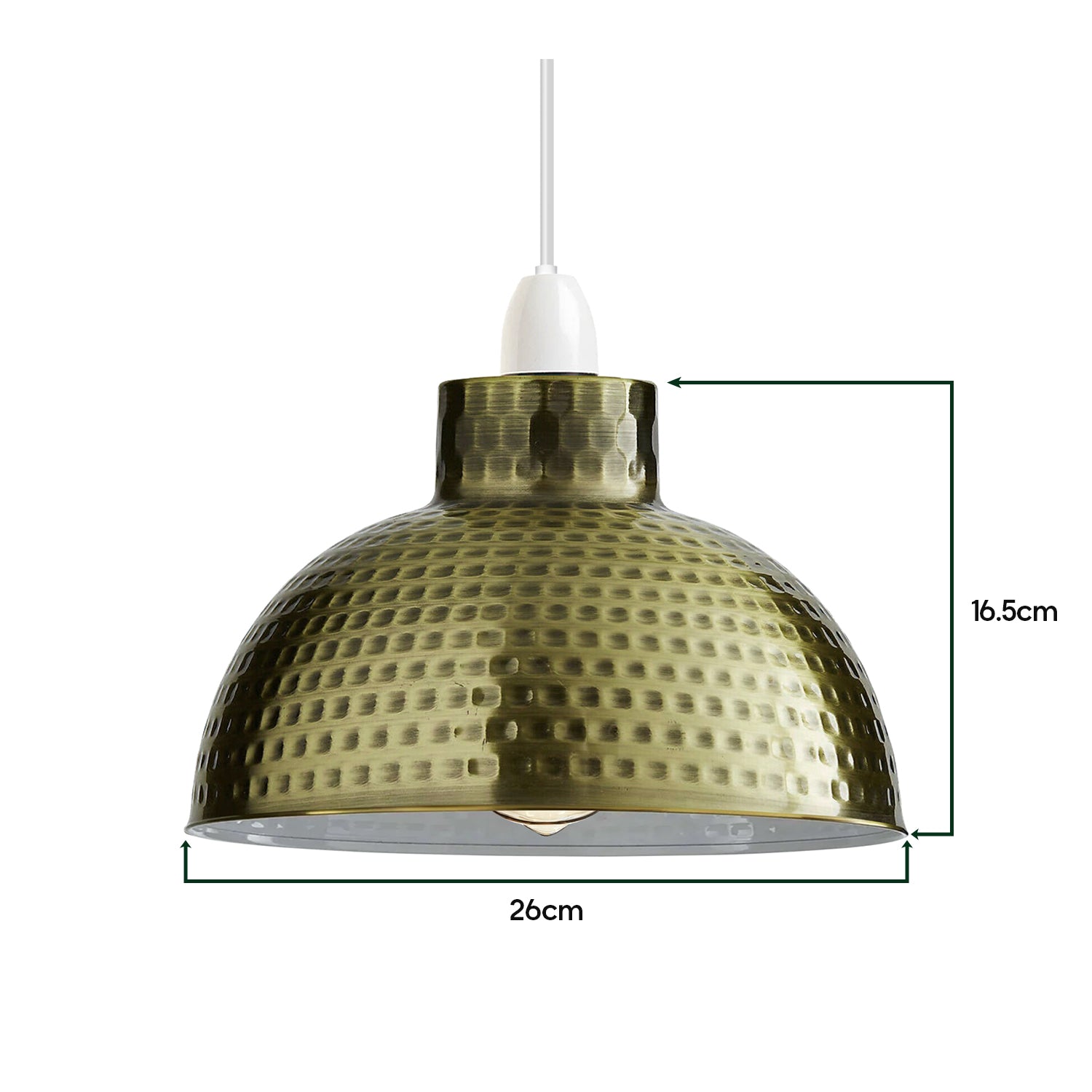 Retro dome store lamp