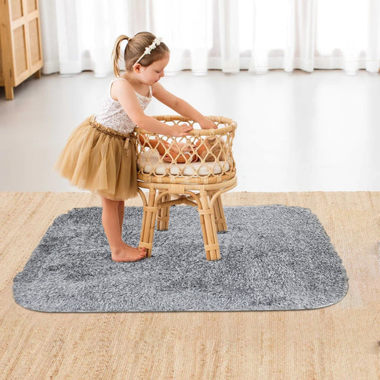 soft fluffy door mat indoor