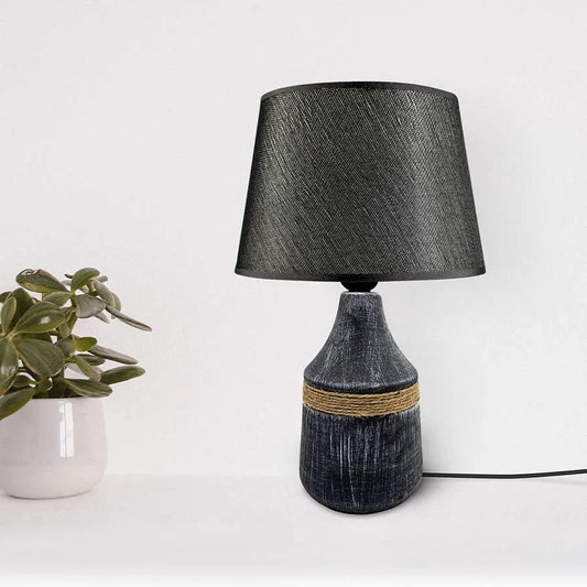 Ceramic Black Table Lamp