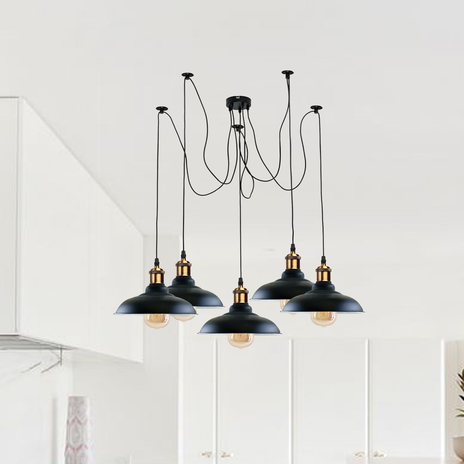 Retro chandelier deals lighting