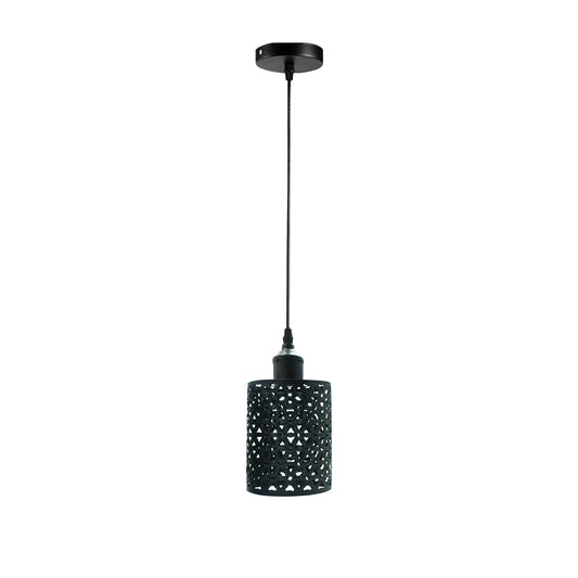 Black Decorate Hollow Combined Guard Cage Pendant Light