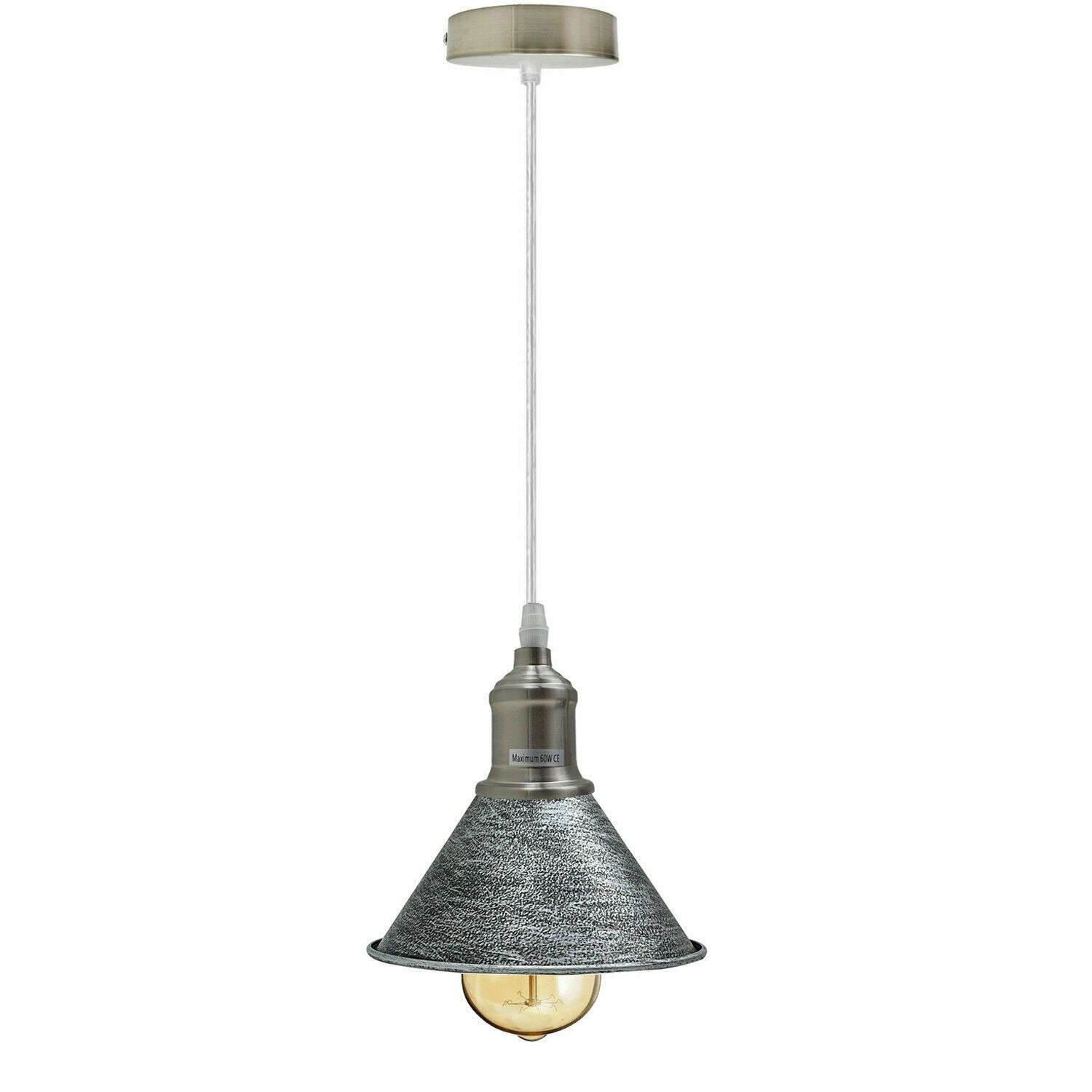 White rustic deals pendant light