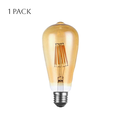 6W Filament Bulbs ST64 E27 Dimmable Vintage LED Retro ~3034