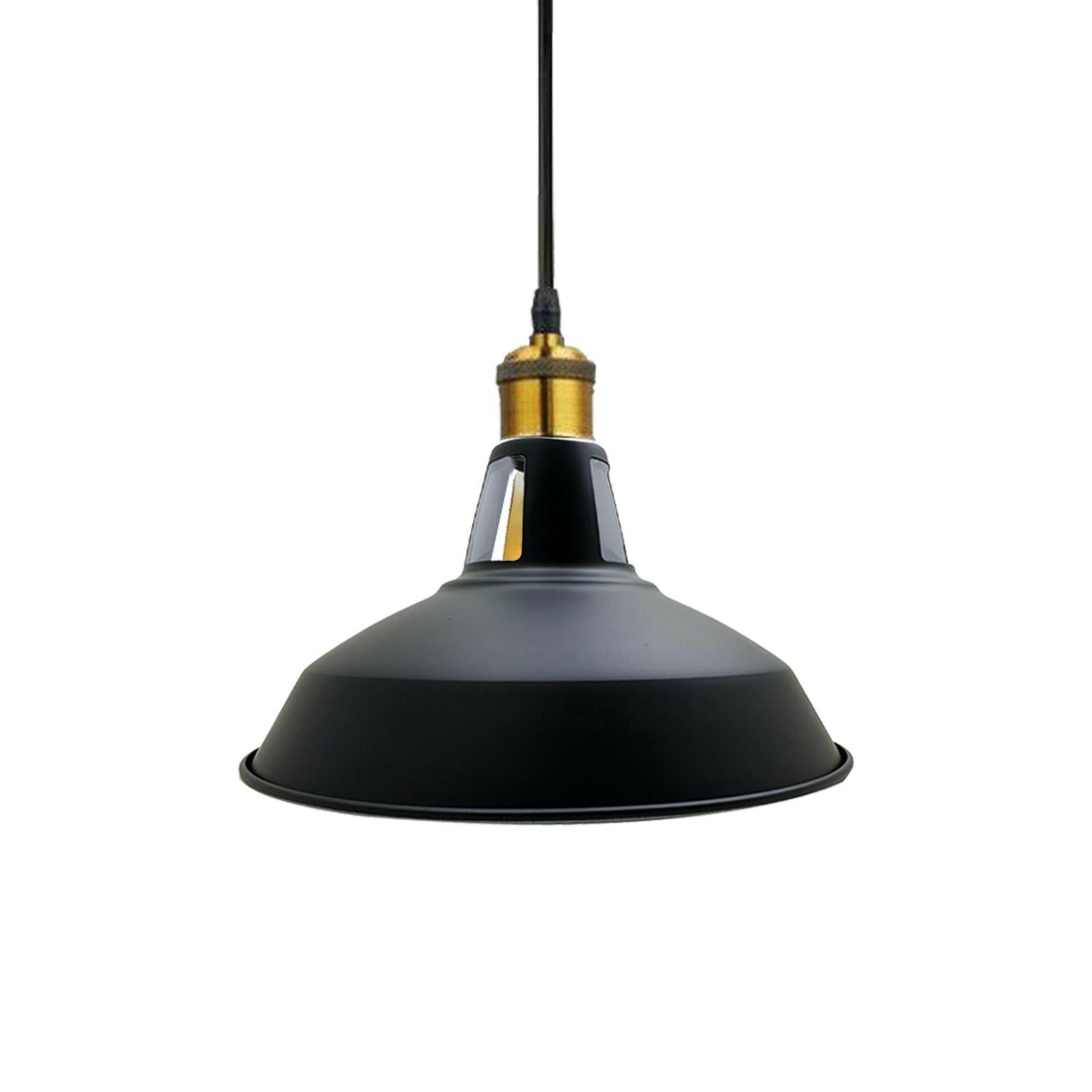 Black vintage shop pendant light