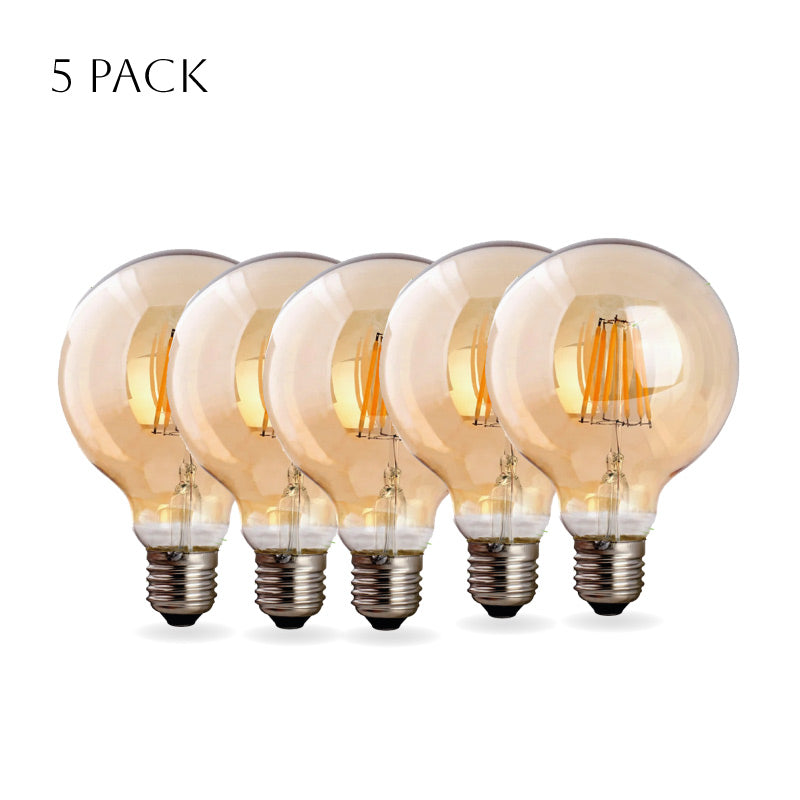 8W Light Bulbs G95 E27 LED Globe Vintage LED ~3033