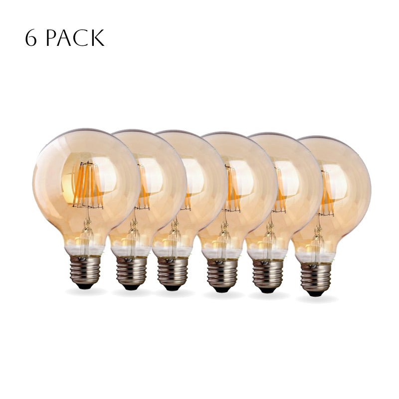 8W Light Bulbs G95 E27 LED Globe Vintage LED ~3033