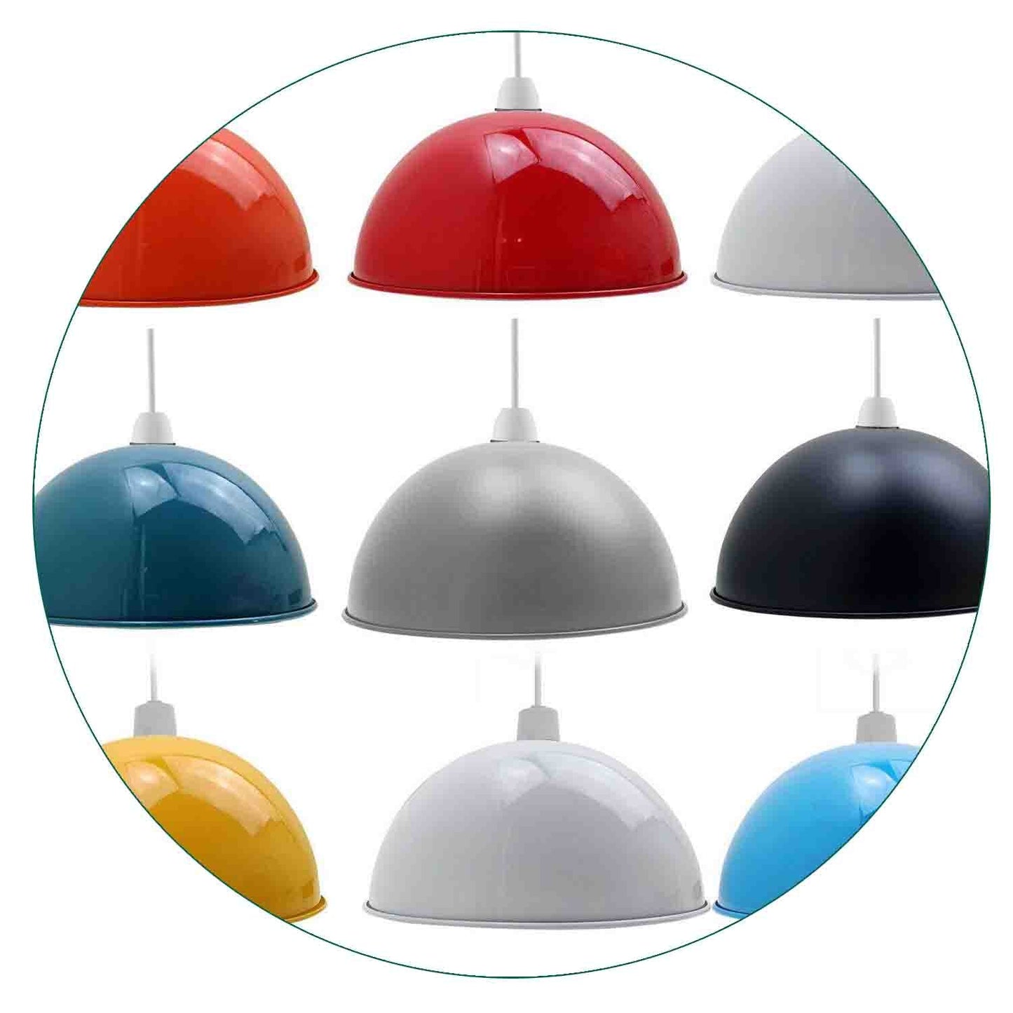 Retro Design Light Easy Fit 40cm Dome Lampshades~2680