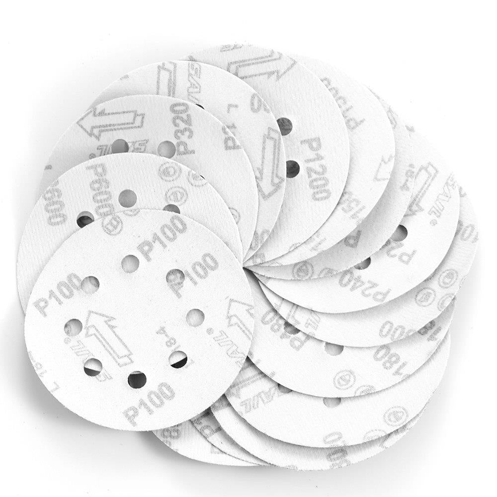 P-400 5 inch 8 Hole Sanding Discs Grind Paper Sanding Disc - Vintagelite