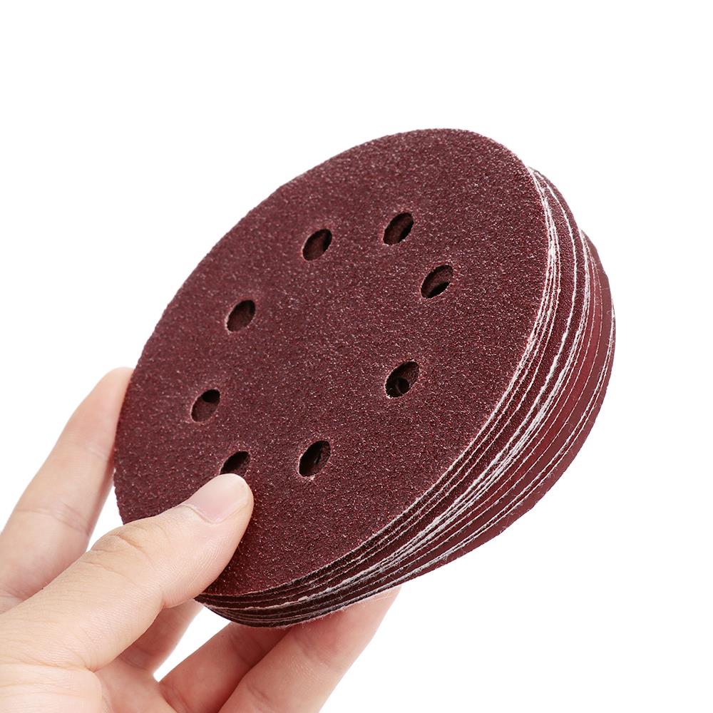 P-400 5 inch 8 Hole Sanding Discs Grind Paper Sanding Disc - Vintagelite