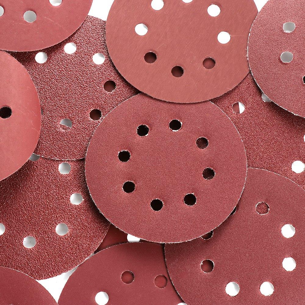 P-400 5 inch 8 Hole Sanding Discs Grind Paper Sanding Disc - Vintagelite