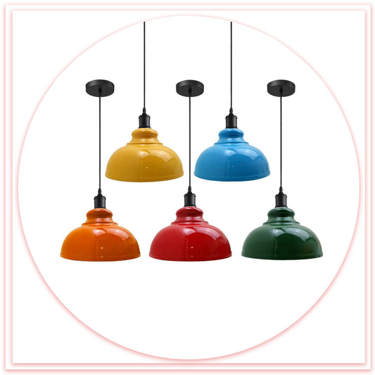 Modern Single Ceiling Hanging Contemporary Dome Light Pendant