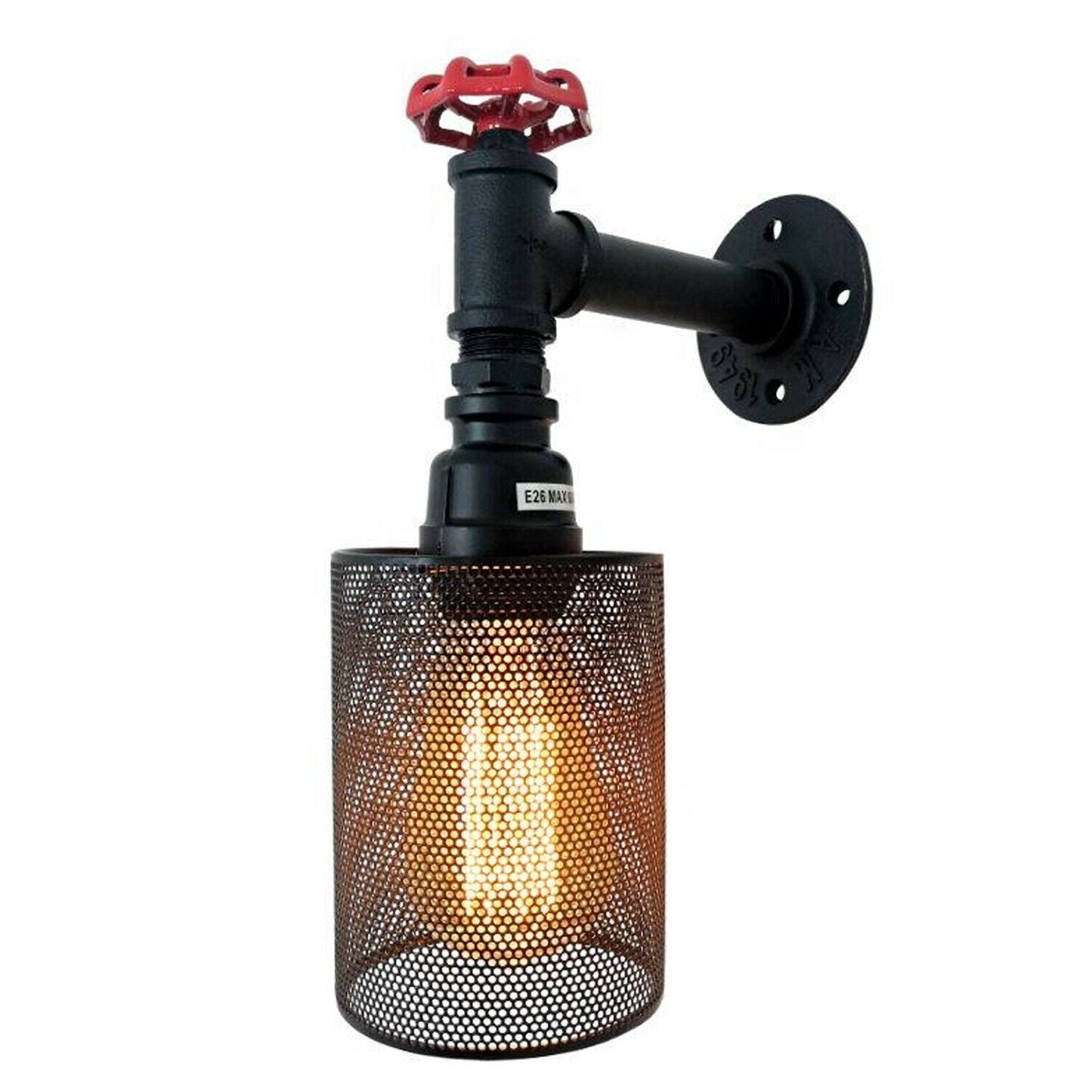 Industrial Modern Retro Rustic Sconce Wall Light Lamp Fitting Fixture Pipe lighting~2316