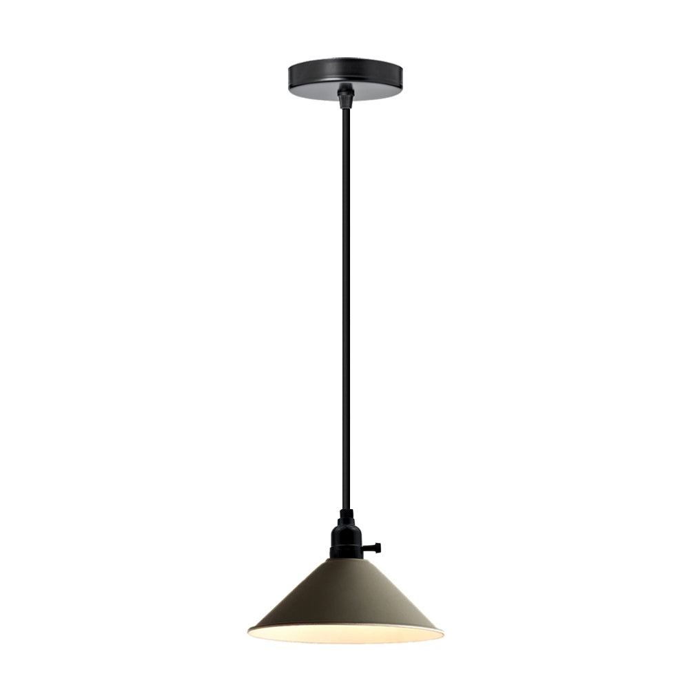 Pendant Vintage Ceiling Grey Light Lamp Shade Chandelier - Vintagelite