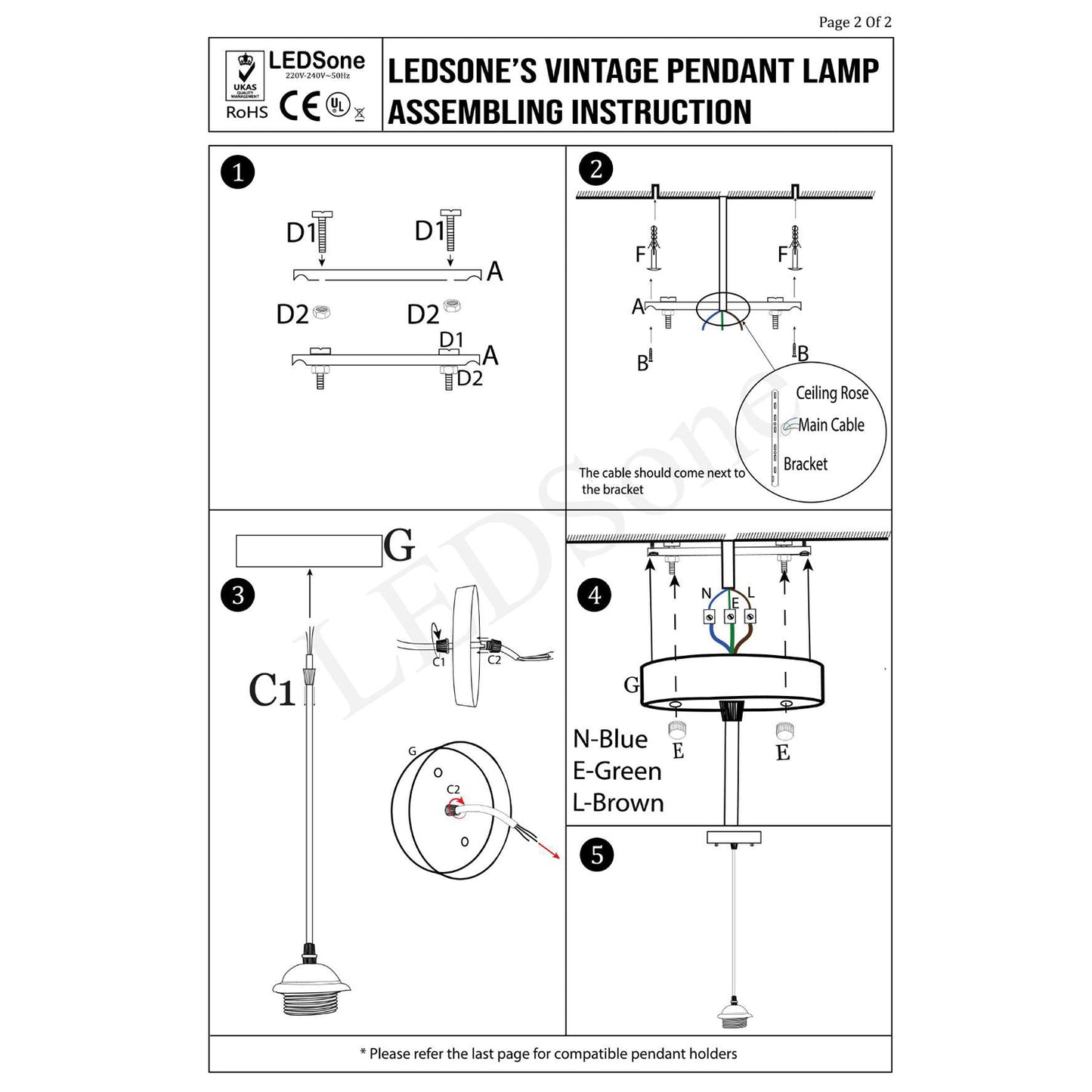 retro ceiling lights