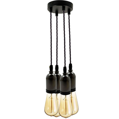 Ceiling Light Holder E27 ES Pendant Cord Flex Hanging Lamp Bulb Fitting Kit