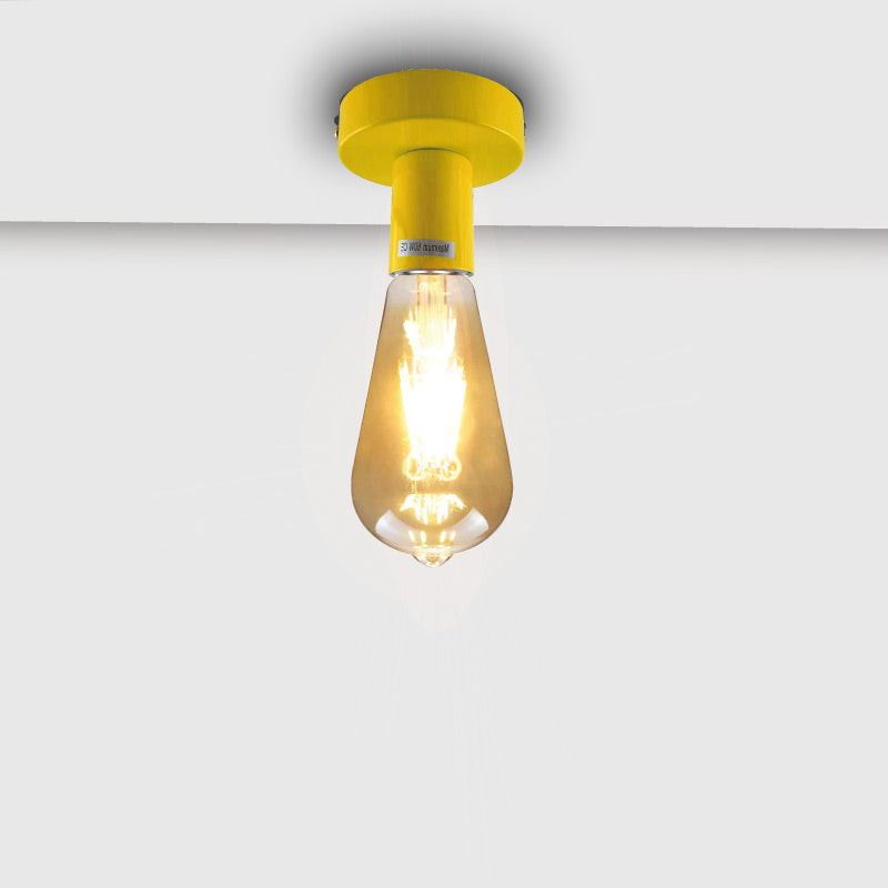 yellow ceiling lights